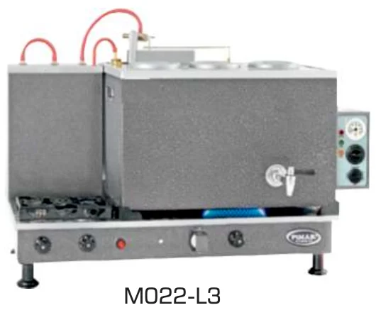 Pimak Doğalgazlı Çay Kazanı 3 Demlikli 39 litre Lüks